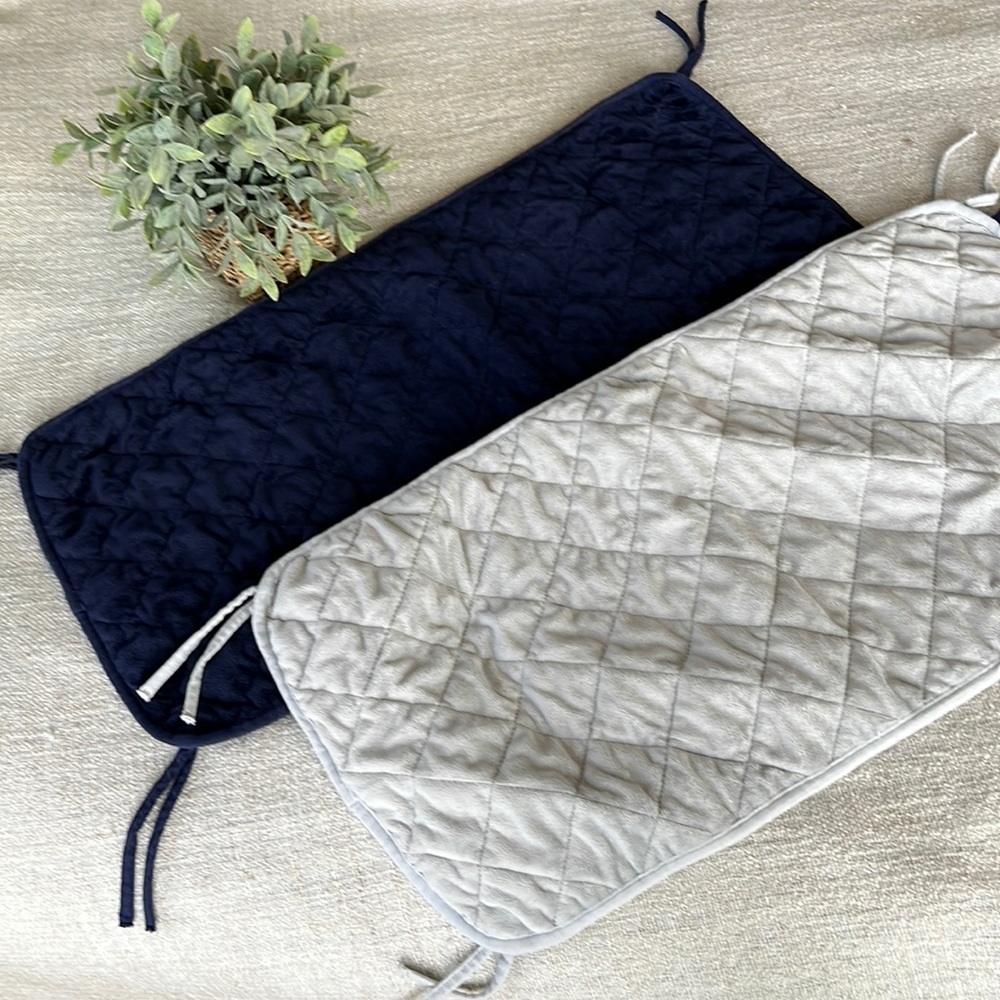 Koala baby crib savers- set of 2, 1 navy blue, 1 light gray, soft